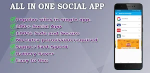 All in One Social Media App Screenshot 0