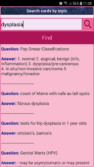 Associated Clinical Sciences concepts and quizzes Screenshot 2