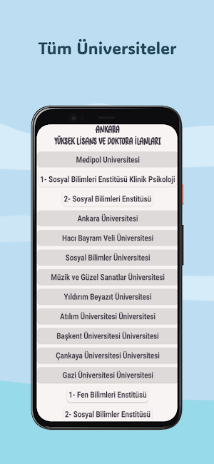 Yüksek Lisans Başvuru-Doktora Screenshot 1