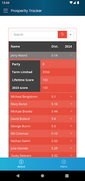 Prosperity Tracker Screenshot 1