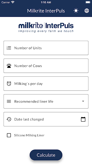 liner calculator Screenshot 0