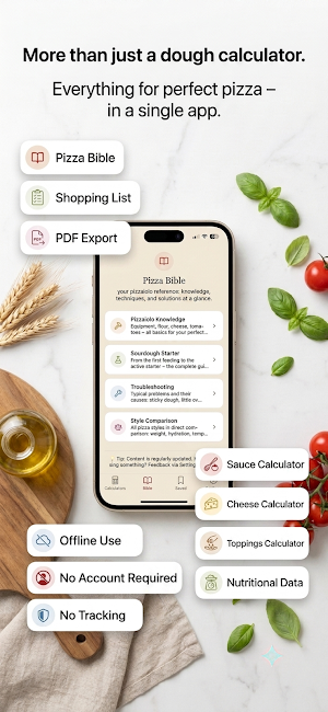Pizza Dough Calculator Pro Screenshot 3