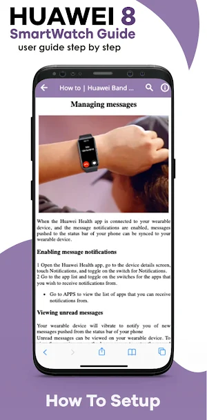 Huawei Band 8 SmartWatch Guide Screenshot 1