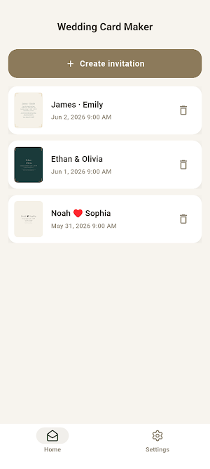 Wedding Card Maker Screenshot 1