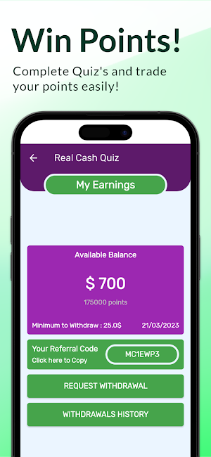 Real Cash Quiz Screenshot 2