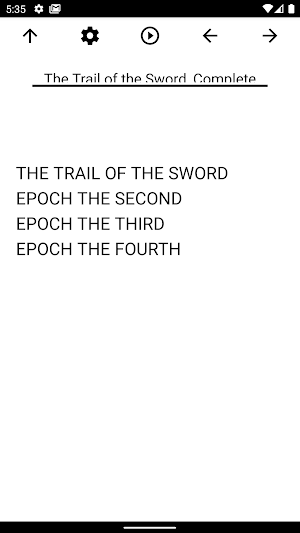 Book, The Trail of the Sword,  Screenshot 0