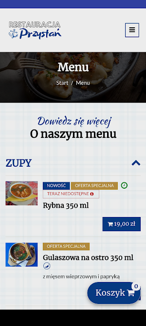 Tumska Przystań - Restauracja Screenshot 2
