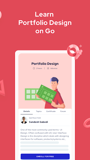 Learn Portfolio Design - ProAp Screenshot 1