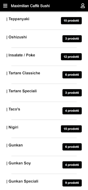Maximilian Caffè Sushi Screenshot 1