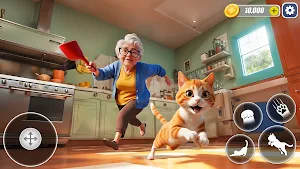Grandma VS Bad Cat Simulator Screenshot 3
