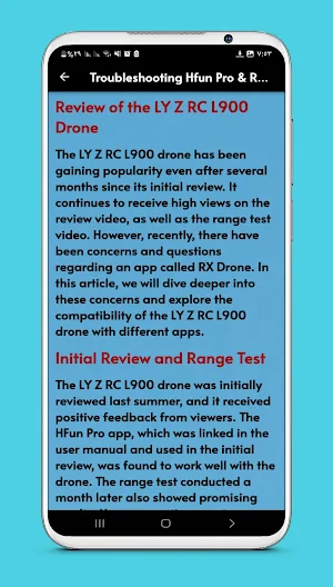 Rx drone guide Screenshot 3