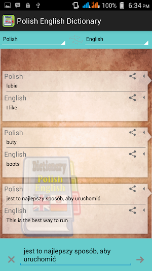 Polish English Dictionary screenshot 4