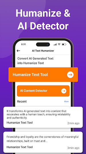 AI Humanizer: Bypass GPTZero Screenshot 0