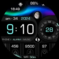 Digital Aurora Modern Dark 63