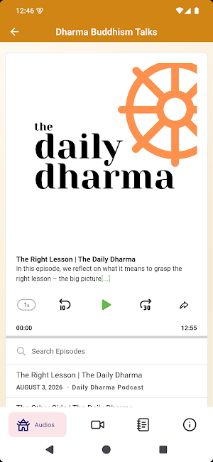 Dharma Buddhism Talks Screenshot 1