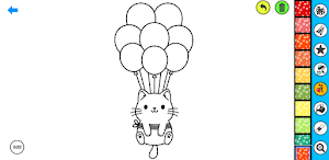 Cute Kawaii Coloring Glitter Screenshot 0