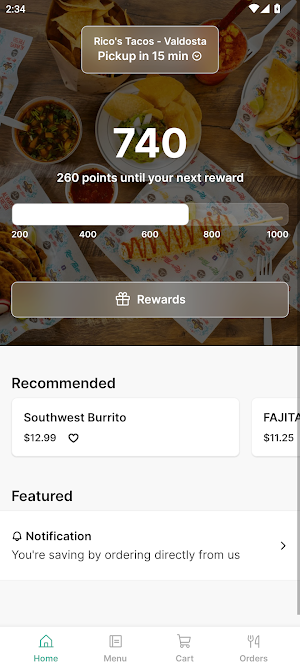 Rico's Tacos Screenshot 0