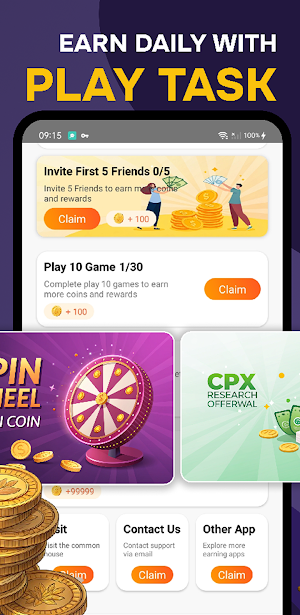 CashPlay: Game and Earn Screenshot 1