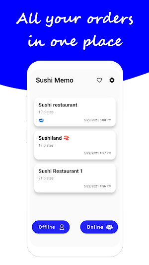 Sushi Memo Screenshot 2