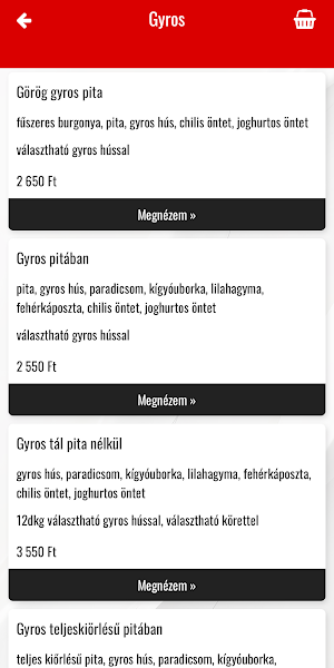 Adria Ételbár Screenshot 1