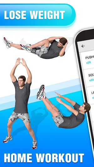 Workout for Men at Home, Weight Loss in 30 Days Screenshot 3