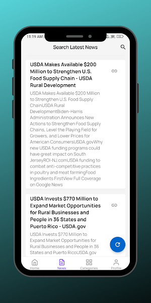 Agriculture Loans and Grants Screenshot 1
