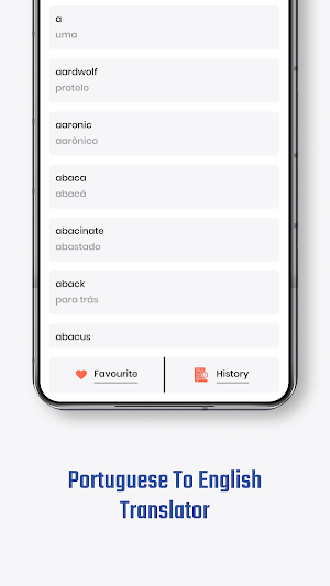 Portuguese English Translator Screenshot 3