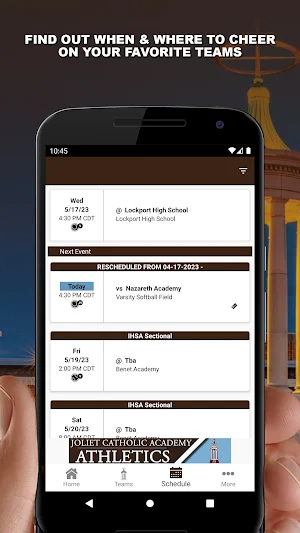 JCA Athletics Screenshot 1