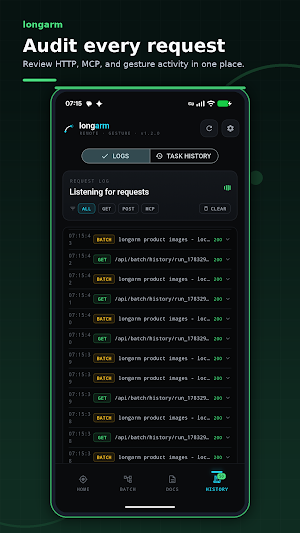 longarm MCP & REST automation Screenshot 3