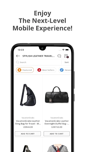 VacationGrabs Bags & Apparel Screenshot 1