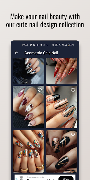 Geometric Chic Nail Art Design Screenshot 3
