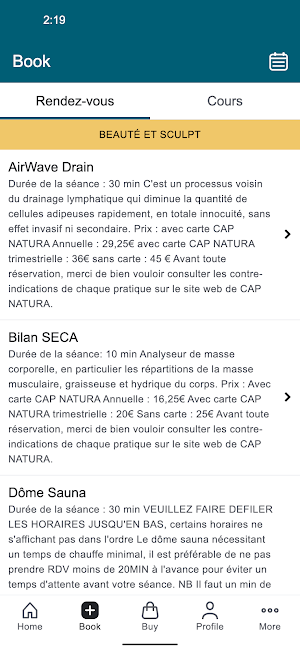 CAP NATURA Screenshot 1