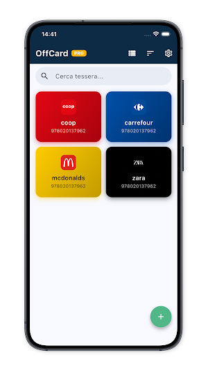 OffCard: Carte Fedeltà Offline Screenshot 1