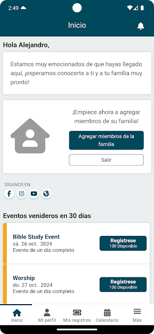 Iglesia Salem España Screenshot 2