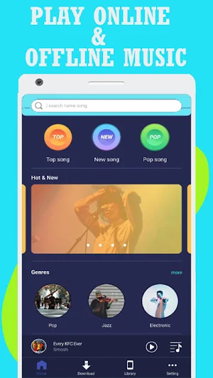 Tubi : Mp3 Music Downloader Screenshot 0