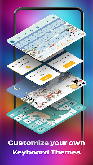 Keyboard Themes: Font Keyboard Screenshot 2