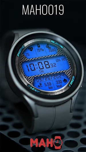 MAHO019 Wear OS Watch Face Screenshot 2