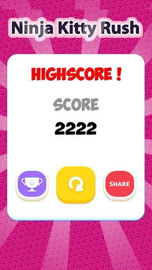 Ninja Kitty Rush ! Screenshot 2