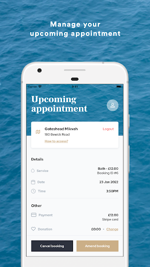 Mikvah Appointment Bookings Screenshot 3