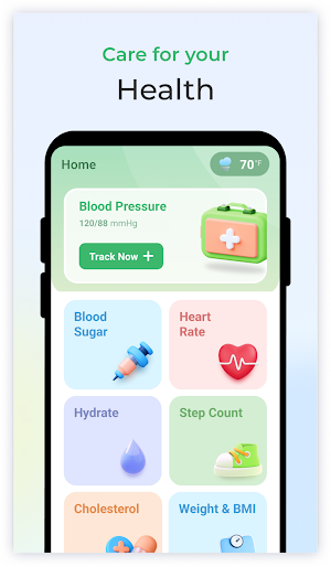 Blood Pressure & Sugar Tracker Screenshot 2
