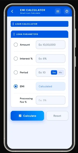 EMI Calculator & Loan Tools Screenshot 2