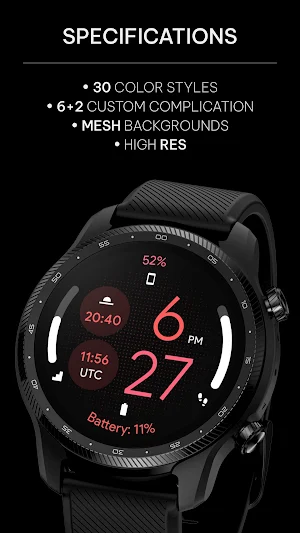 Material You 2: Watch face Screenshot 2