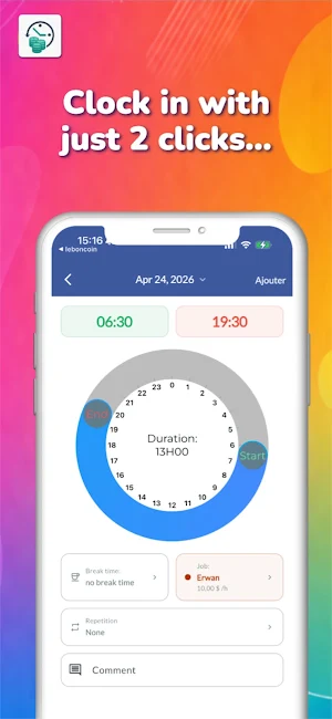 My Working Time Screenshot 1