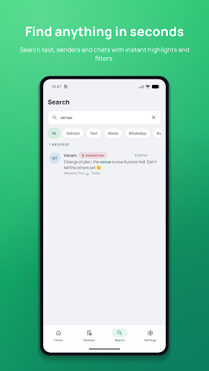 WhatsBack: Message Recovery Screenshot 3