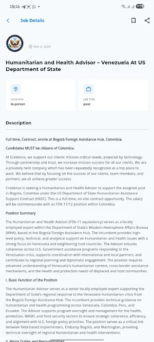 NGO Medical Jobs Screenshot 2