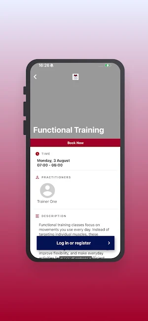 MyWellness Bookings Screenshot 2