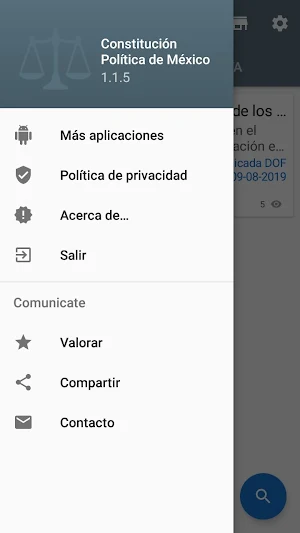 Constitución Política de México Screenshot 0