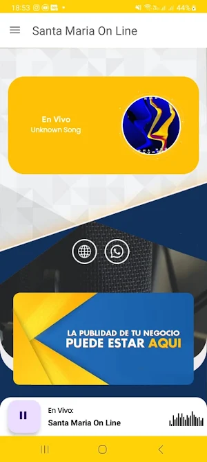 Radio Santa Maria On Line Screenshot 1