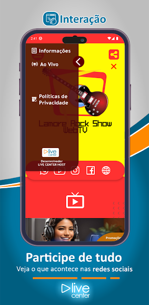 Lamore Rock Show WebTV Screenshot 1