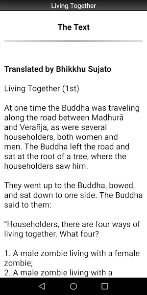 Living Together - Buddhism Screenshot 1